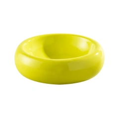 Cute Pastel Ceramic Pet Bowl for Cats and Small Dogs – 350ml Round Elevated Dish, Non-Slip, Easy to Clean, for Food and Water