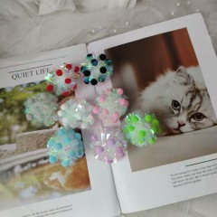 Cat-shaped paper ball with random colors