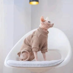 2025 Hairless Cat Autumn/Winter Sphinx German Pet Cat Elastic Fashion Comfortable Soft Sweater