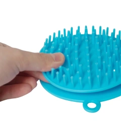 Multi-Function Dog Cat Soft Shampoo Comb Pet Bath Massage Brush Cat Dog Grooming Silicone Shower Brush