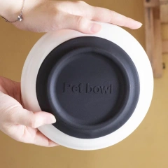 Ceramic Pet Kitten Food Bowl Canned Snacks Dinner Plate Small Anti-slip Cat Plate Household Accessories Creative Pet Food Bowl
