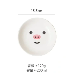 1pcs Creative Cervical Protection Pet Supplies Cat Bowl Ceramic Cat Bowl Food Dog Drinking Water Food