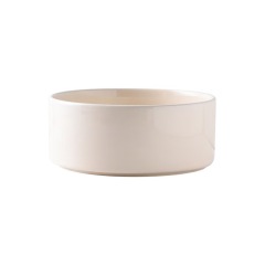 Pet Cat Dog Ceramic Food Bowl With Raised Wooden Frame Multiple Colors Pet Feeder Ceramic Bowl