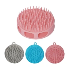 Multi-Function Dog Cat Soft Shampoo Comb Pet Bath Massage Brush Cat Dog Grooming Silicone Shower Brush