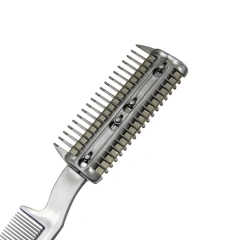 Professional Pet Grooming Comb with Metal Blades 2-in-1 Pet Hair Cutting Comb for Dogs Cats Hair Removal Combs Pet Supplies