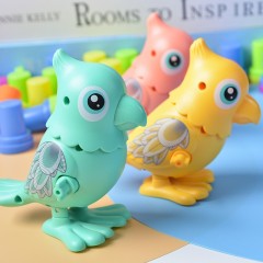 A wind-up cat toy that runs when you wind it up