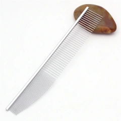 Dog Grooming Comb Groomer for Dogs 1Pcs Gold Groomer Pets Combs Hairbrush Pet Dog Grooming Combs Dog Hair Care Styling C7815