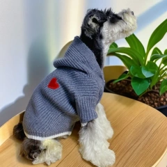 Autumn and Winter New Products Thickened Pet Knitted Sweater Dog Cat Corgi Clothing Clothes