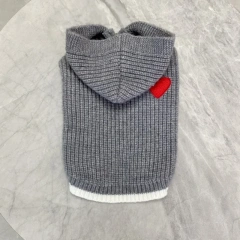 Autumn and Winter New Products Thickened Pet Knitted Sweater Dog Cat Corgi Clothing Clothes