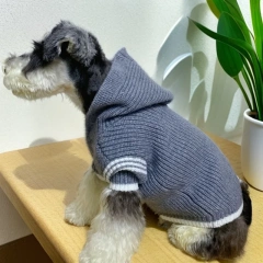 Autumn and Winter New Products Thickened Pet Knitted Sweater Dog Cat Corgi Clothing Clothes