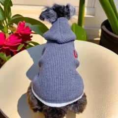 Autumn and Winter New Products Thickened Pet Knitted Sweater Dog Cat Corgi Clothing Clothes