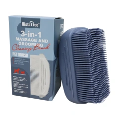 Pet Bath Brush Rubber Comb Hair Removal Brush Pet Dog Cat Cleaning Grooming Supplies Safety Silicone Brush