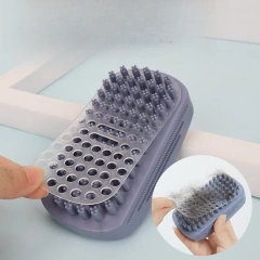 Pet Bath Brush Rubber Comb Hair Removal Brush Pet Dog Cat Cleaning Grooming Supplies Safety Silicone Brush