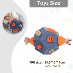 Dog Snuffle Ball - Upgrade Ball Interactive Puzzle Dog Toys, Foraging Truffle Pads Puppy Snack Dispenser Slow Feeder