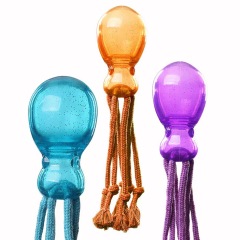 TPR Pet Toy Colorful Octopus & Jellyfish Design Ideal for Fetch and Tug-of-War
