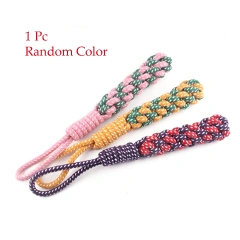 Dog Rope Chew Toy Durable Cotton Braided Rope Puppy Kitten Teeth Cleaning Toys Outdoor Training Pet Supplies
