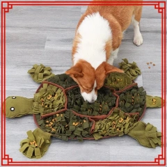 Dog Snuffle Mat Tortoise Shape Pet Slow Feeding Pad Pet Sniffing Mat Dog Training Toys Pet Release Stress Toys Gift for Dogs