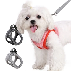 Dog Cat Harness Vest Chest Strap Comfort Breathable Adjustable Pet Harness for Small Medium Dogs Puppy Outdoor Walking