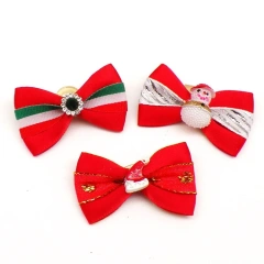 Adjustable Neckband Cat and Dog Grooming Accessories Pet Supplies Christmas Holiday Pet Cat Dog Collar Bow Tie