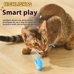 USB Charging Smart Cat Toy Electric Bug Nano Bug Eco-Friendly Cross-Border Pet Toy for Self-Pleasure