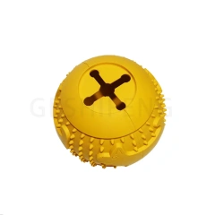 New Rubber Chew Ball Dog Treat Toy Pet Interactive Outdoor Teeth Clean Toy Aggressive Chewer