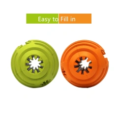 Pet Toy Rubber Rugby Football Shape Ball Storage Leaky Food Ball Chew Bite Resistant Teeth Cleaning Dog Chewing Playing Feeding