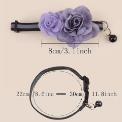 Cute Flower Anti-Suffocation Collar for Pets