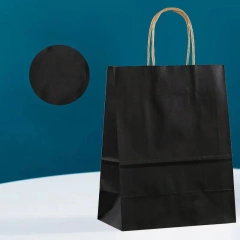 Classic Kraft Paper Gift Candy Bag Colored Hand-Held Paper Bags Wedding Party Decoration Colorful Shopping Food Bread Handbag