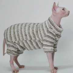 Hairless Cat Clothes Thick, Warm,Winter Four-Legs for Sphynx, Devon Rex, Cornish Rex, Abyssinian, and Small Kitten