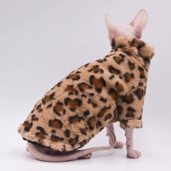 Hairless Cat Clothes Winter Two-layers Warm Thick Cat Apparel for Sphynx Cats
