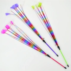 2pcs Durable Kitten Supplies Kitten Interactive Teaser Interactive Cat Supplies Cat Teasing Mix Color