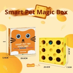 Smart Eco-friendly Felt Material Cat Teaser Toy Hole Box for Small Breeds Exploration Self-Entertainment Stress Relief