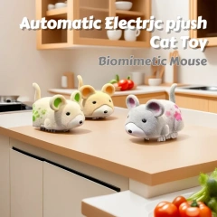 Automatic Electric Mouse Cat Toy – Realistic Self-Play Motorized Chase Toy for Cats & Kittens Interactive Toys