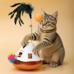 New Cat Toy Laser Toy Five in One cat Toy Feather cat Automatic cat Tease