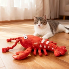 Simulation Call Lobster cat Toy Adult cat Baby cat Companion Boring Catnip Toy Dog Boring Pet Supplies