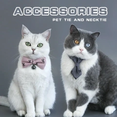 Pet Bow Collar Tie Cat Dog British Style Gentleman Tie