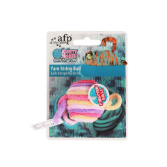 AFP Custom Knotty Habits Series Cat Teaser Toy Interactive Wool Yarn Rope Ball Toy