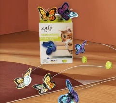 AFP Interactive Motion Activated Flash Butterfly Cat Teaser Toy Smart Electric Automatic