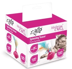 USB-Chargeable Interactive Cat Tease Toy 360° Automatic Rotation