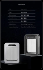 Wholesale Smart AI Pet Door with Camera | App Controlled Cat & Dog Door with Facial Recognition for Home Use