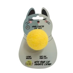 Handmade wool ball silent toy for cats