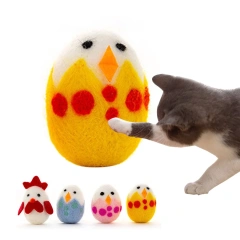 100% Pure Wool Pet Toy, Soft, Durable, Chew-Resistant, Perfect for Exercise, Playtime, Outdoor and Indoor