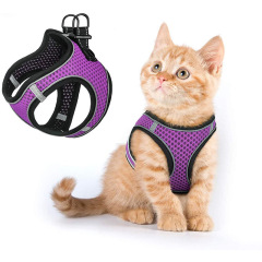 Harnesses Adjustable Reflective Leash Breathable Durable Nylon Harness Vest
