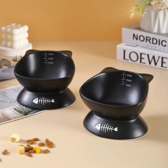 High Footed Cat Bowls Pet Drinking Bowls Ceramic Feeders for Cat and Dog