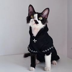 Hairless cat clothes for autumn and winter warmth