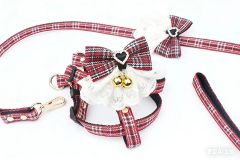 Pet Vest Harness Collar Set Adjustable Leash