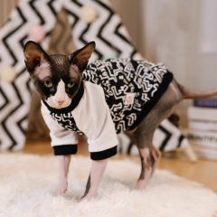 Cat Clothing Cotton Coat Elestic for Male Cat Spring Summer Sweatshirt