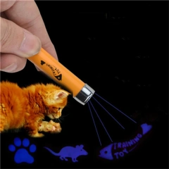 Funny Pet Cat Toys LED Laser Pointer light Pen With Bright Animation Mouse Shadow Interactive Holder For Cats Training