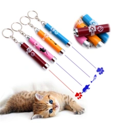 Funny Pet Cat Toys LED Laser Pointer light Pen With Bright Animation Mouse Shadow Interactive Holder For Cats Training