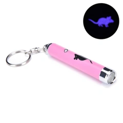 Funny Pet Cat Toys LED Laser Pointer light Pen With Bright Animation Mouse Shadow Interactive Holder For Cats Training